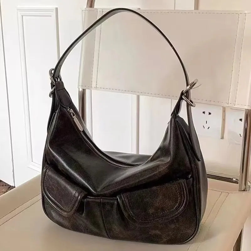 Yogodlns Women's Crossbody Bag — Large Capacity Matte PU Leather Purse