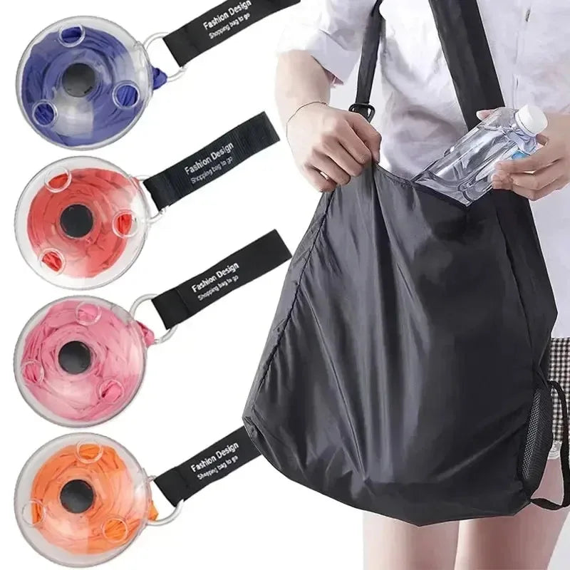 RPXBGUCKARHG Foldable Shopping Bag — Eco-Friendly Reusable Storage Pouch