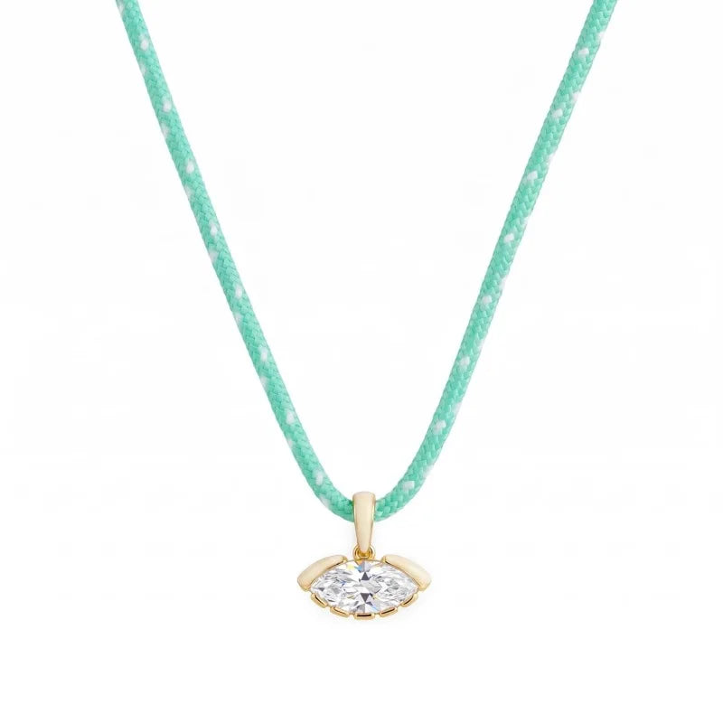doyours Boho Multilayer Rope Chain Necklace — Gold Plated Zircon Pendant Jewelry