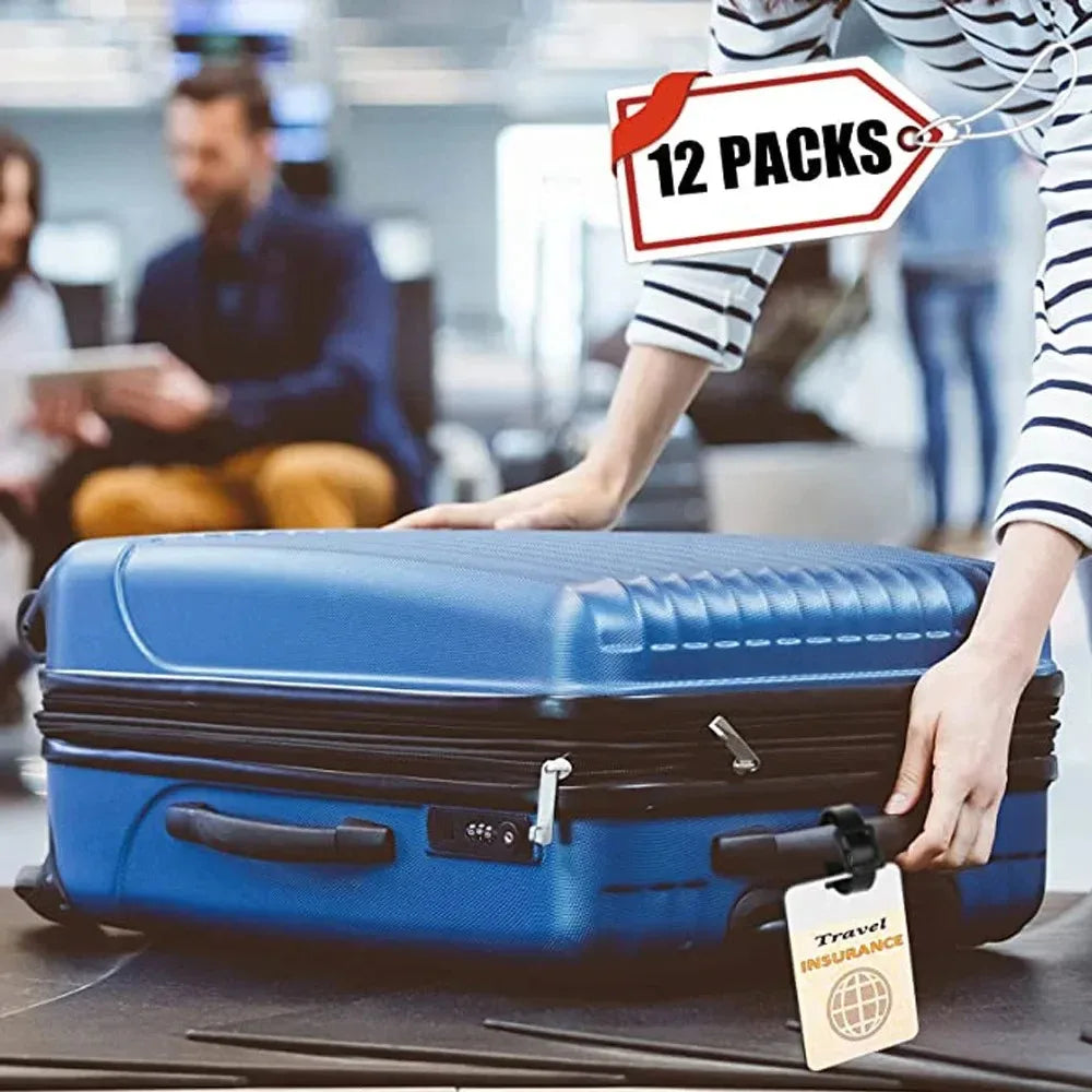 TRISJEM Personalized Photo Luggage Tag — Custom Suitcase & Backpack Accessory