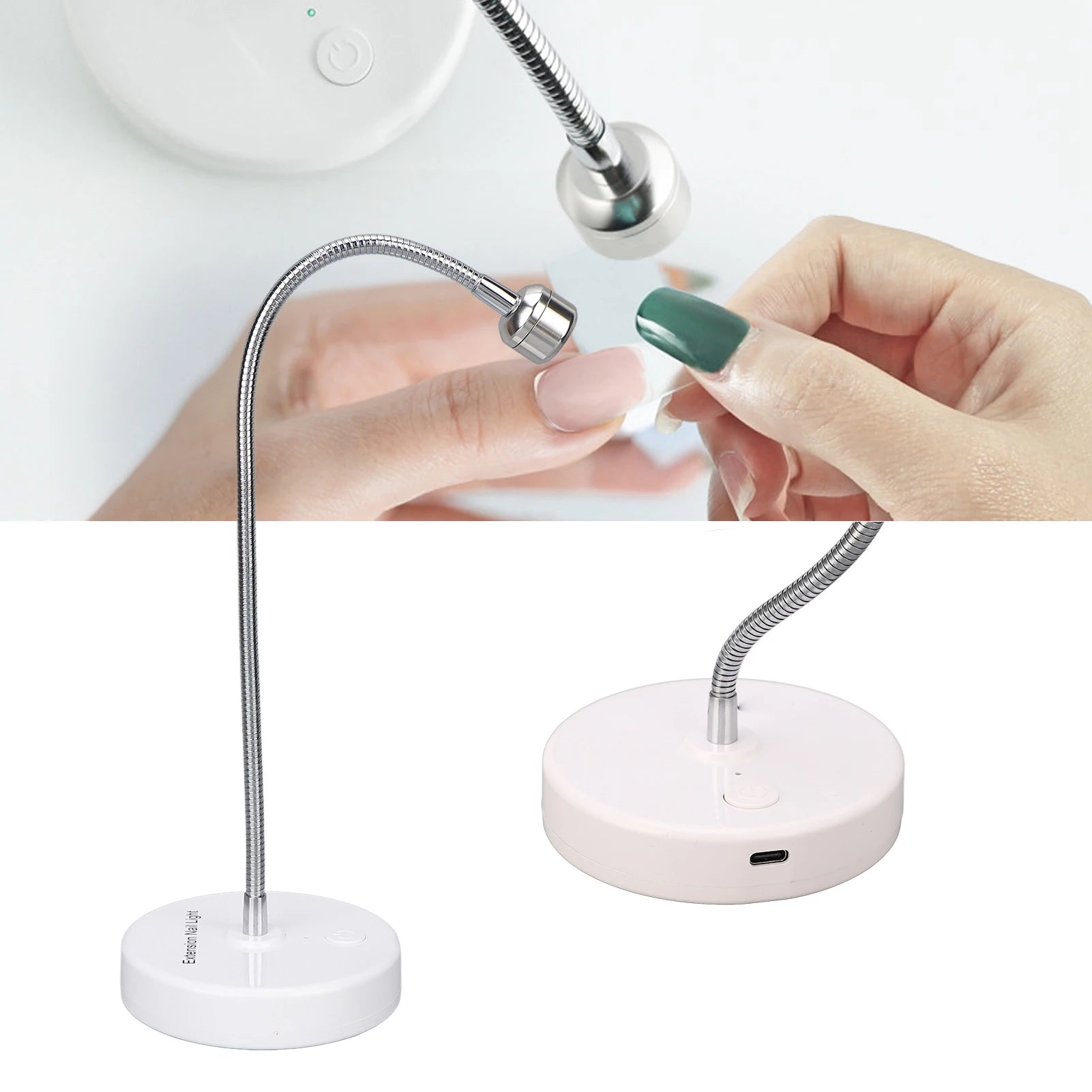 TMISHION UV Nail Dryer Lamp — Portable Gel Polish Curing Machine