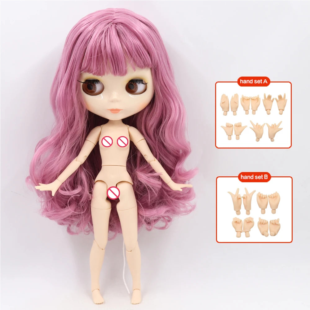 DBS 1/6 BJD Fashion Doll — White Skin Jointed Body for Customization