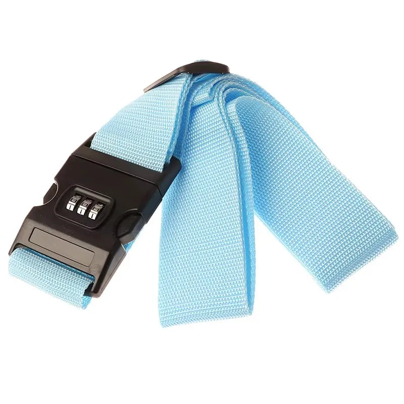LXHYSJ Adjustable Luggage Strap — Secure Travel Packing Belt with Cipher Lock