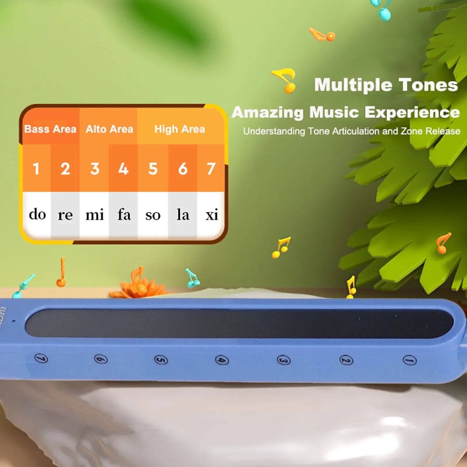 Electronic Erhu Musical Instrument — Portable Cartoon Synthesizer Toy