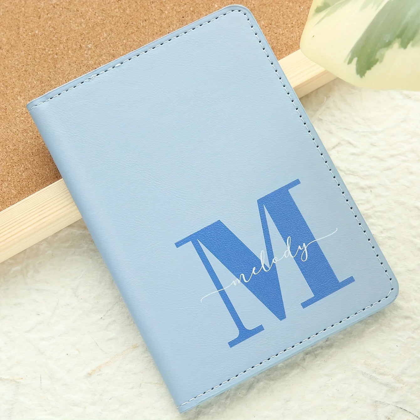 Personalized Passport Cover — Custom Monogram Travel Accessory