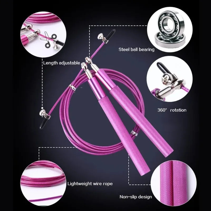 Professional Speed Jump Rope — High-Performance Fitness Training Tool
