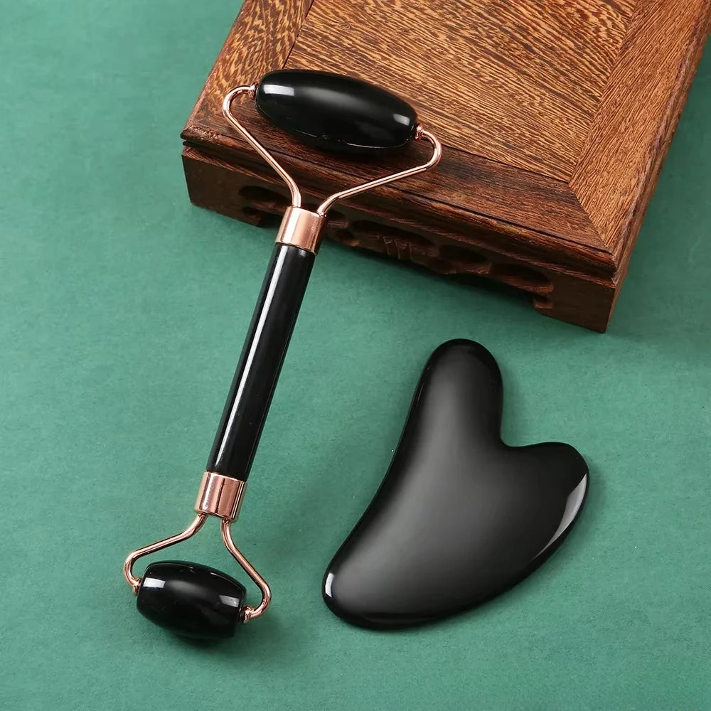 Gua Sha Facial Massage Set — Skin Lifting and Anti-Wrinkle Tool Kit
