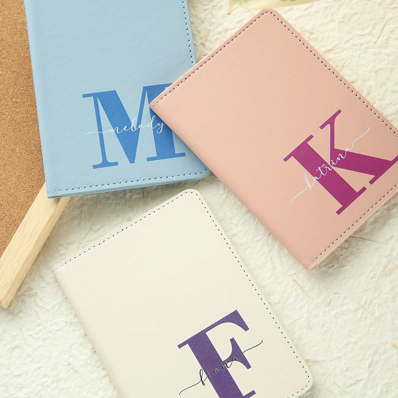 Personalized Passport Cover — Custom Monogram Travel Accessory