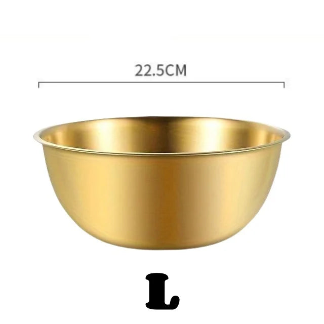 Stainless Steel Mixing Bowl Set — Versatile Kitchen Prep & Storage
