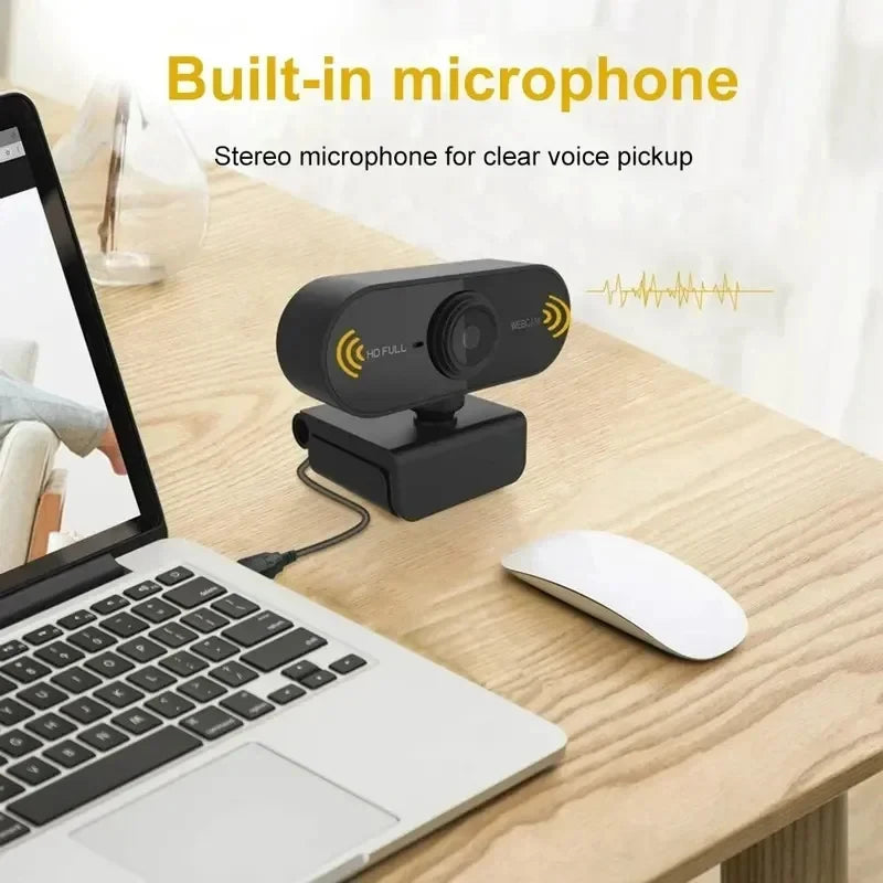 OBAME High Definition Webcam — Auto Focus Video Camera with Microphone