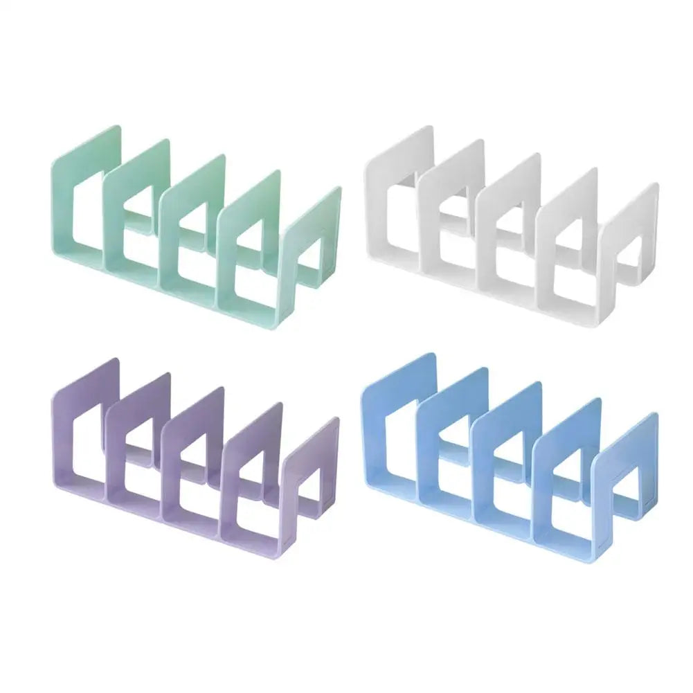 Desktop Bookend Organizer — Space-Saving Bookshelf Stand for Office and School