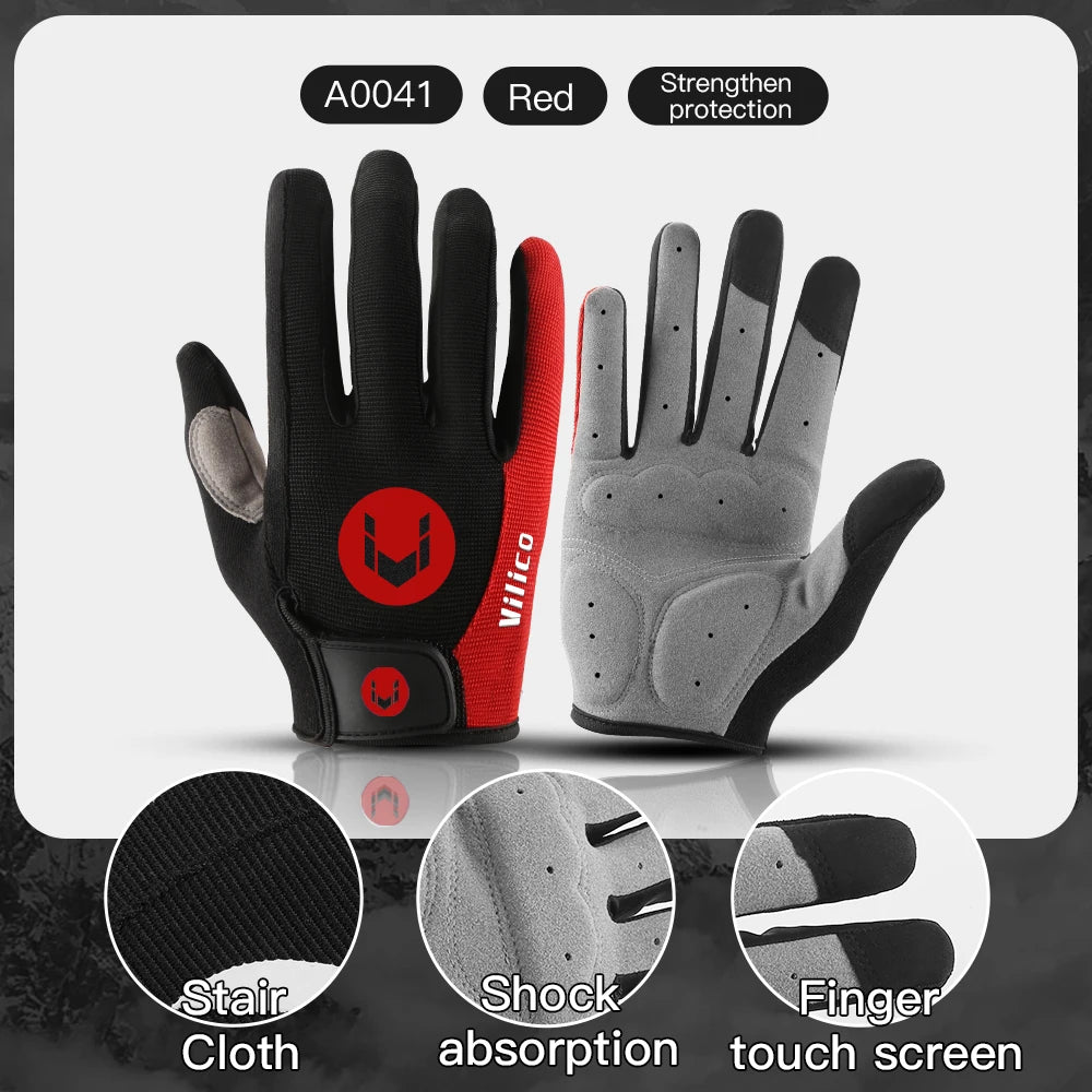 Kyncilor Sports Cycling Gloves — Breathable Non-Slip Full Finger Mitts
