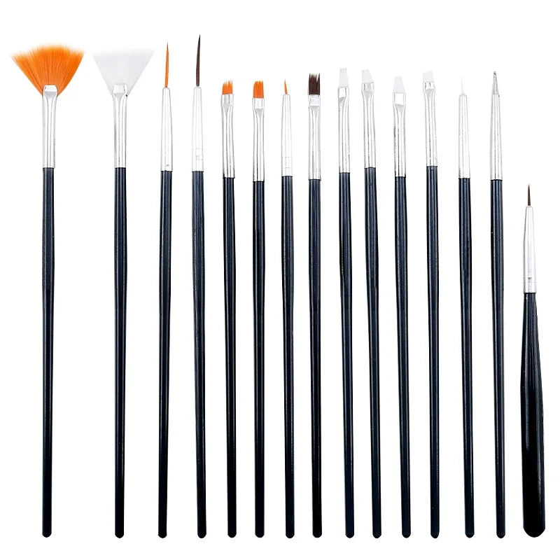 Nibiru DU Nail Art Brush Set — Professional Manicure & Design Tools