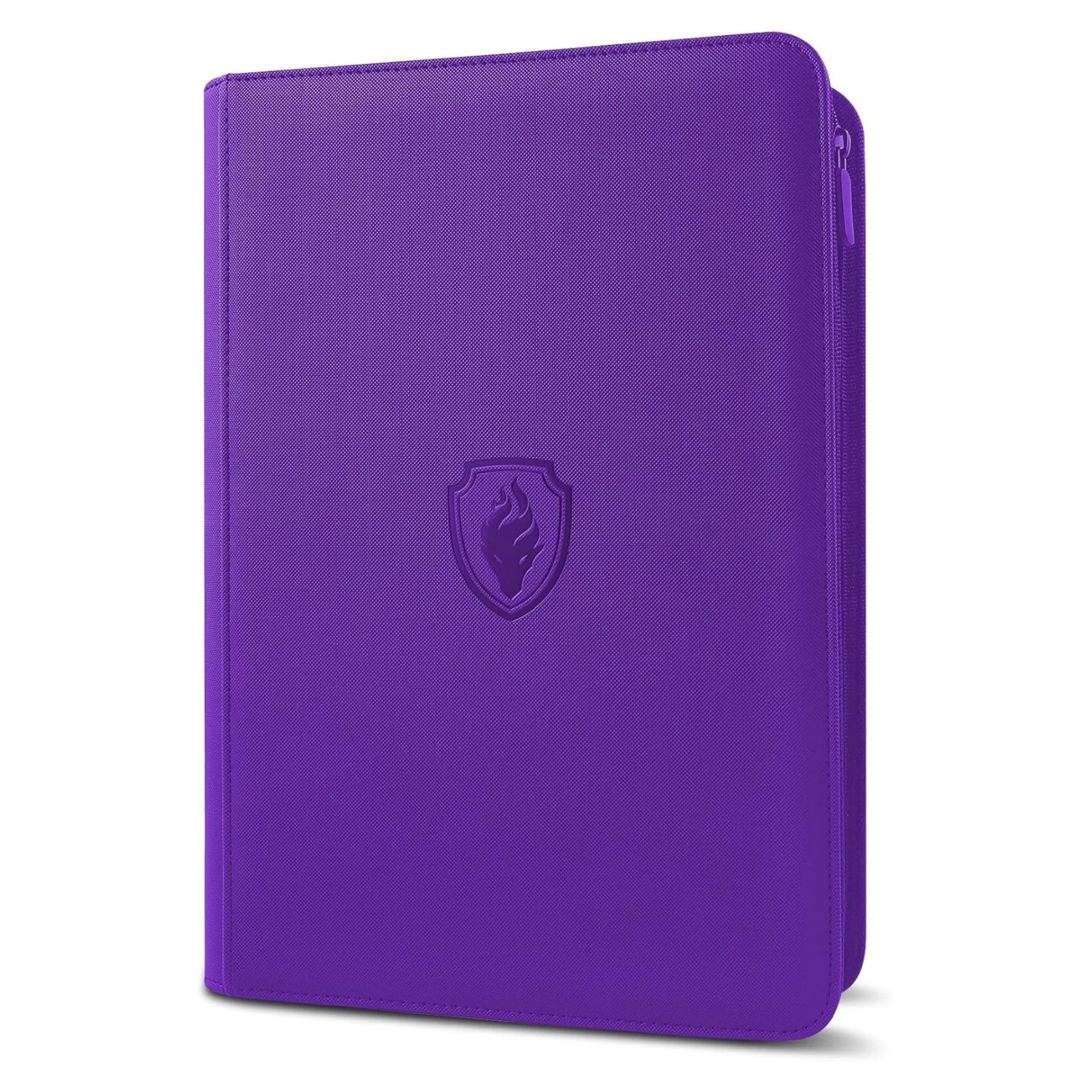 9-Pocket Zipper Card Binder — Premium PU Leather Trading Card Holder