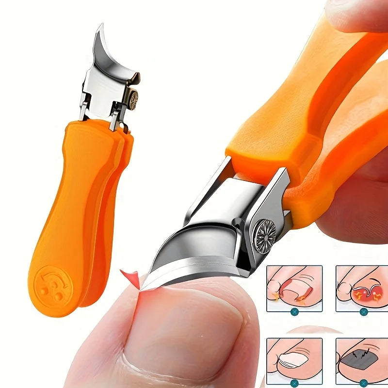 Professional Nail Clippers — Heavy Duty Trimmer for Thick Toenails