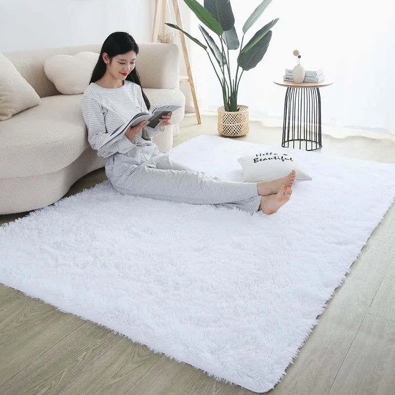 FORSWAN Rainbow Kids Area Rug — Soft Colorful Bedroom Floor Mat
