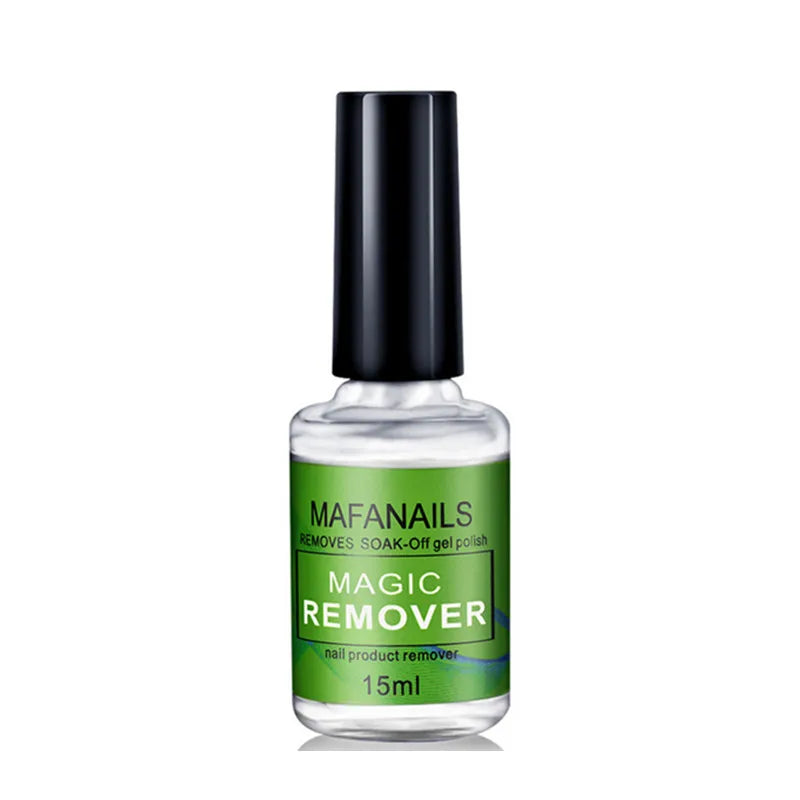 Professional Nail Gel Remover — Fast Soak-Off Polish Solution, 15ml Bottle