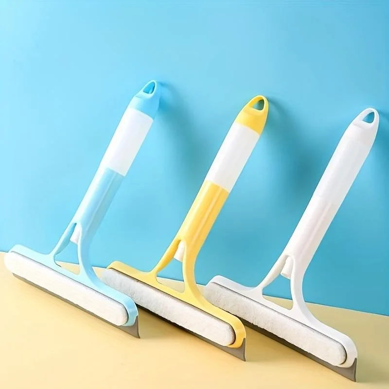 Multi-Function Glass Squeegee — Built-in Spray Bottle for Easy Cleaning