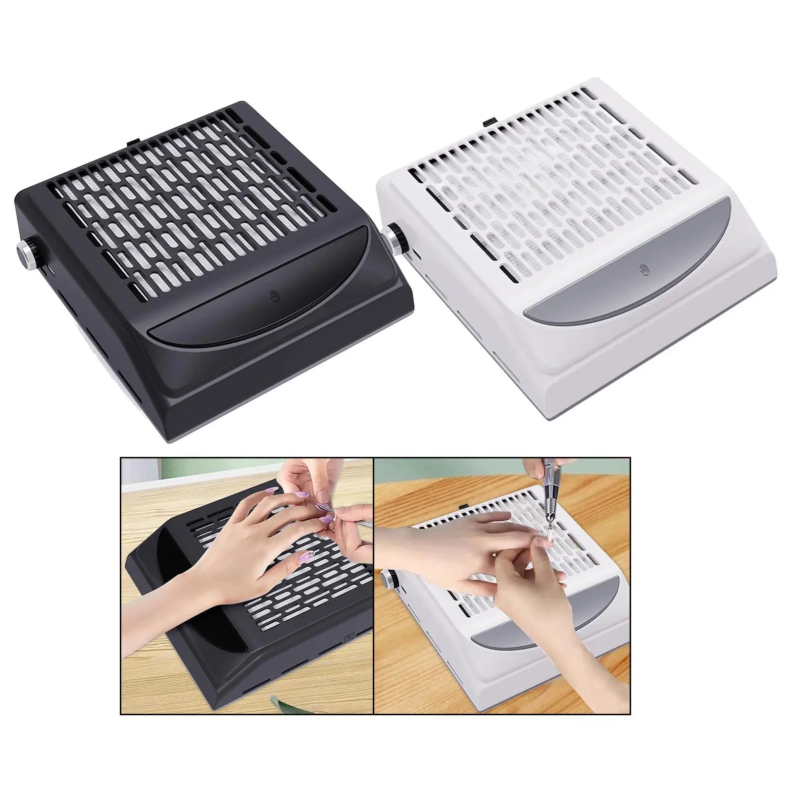 Professional Nail Dust Collector — Powerful 100W Vacuum for Manicure
