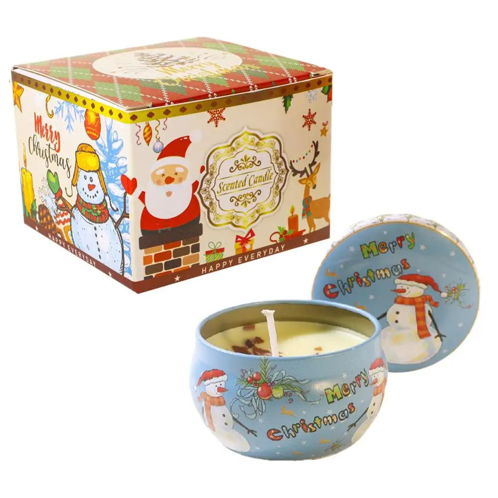 Christmas Scented Belly Jar Candle — Festive Aromatherapy Gift