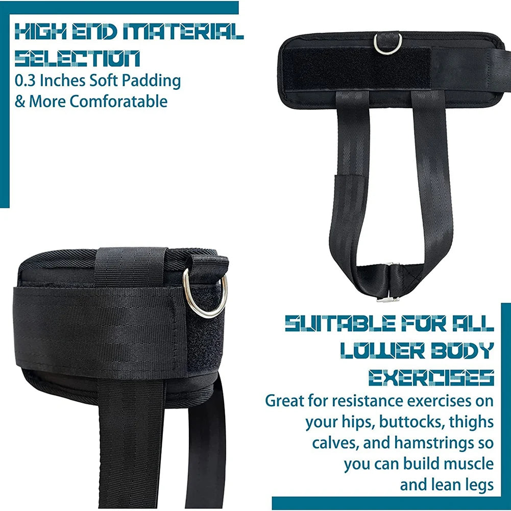 Mix&equipment Adjustable Dumbbell Ankle Strap — Multipurpose Leg Strength Trainer