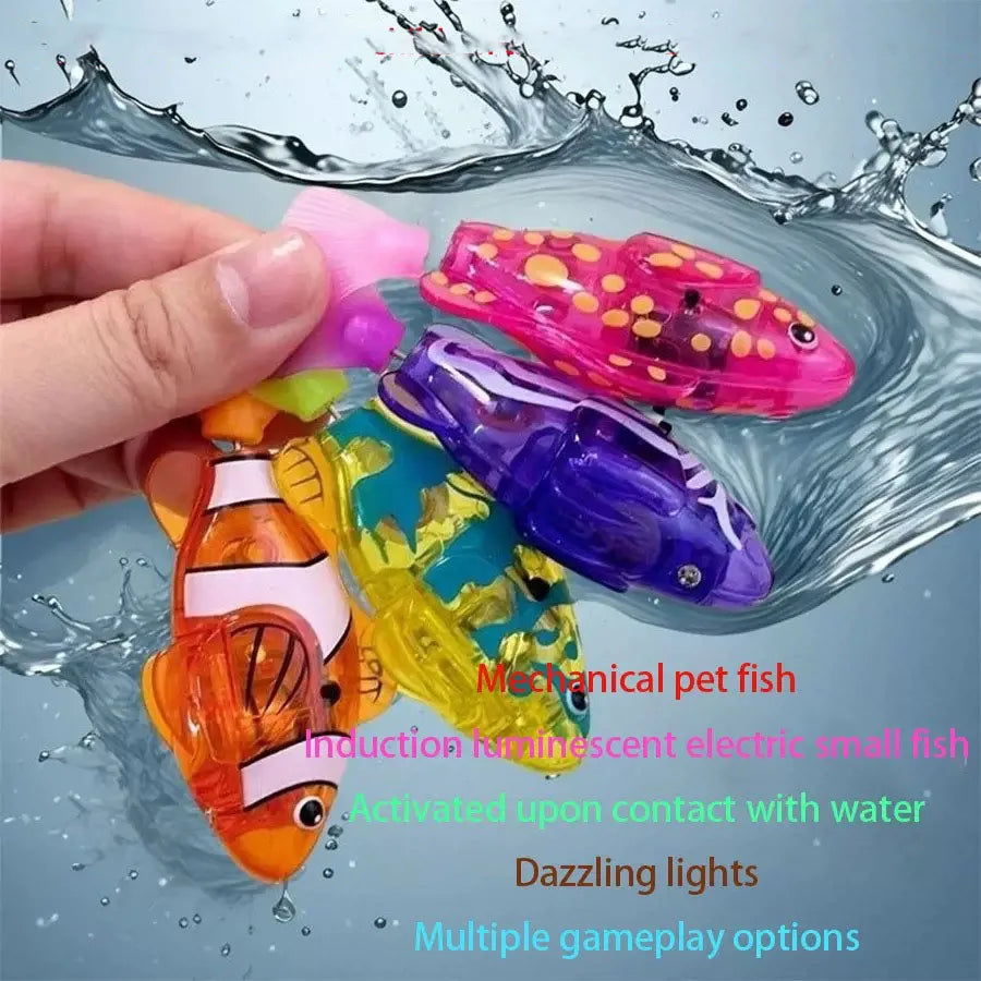 Robotic Swimming Clownfish — Interactive Photosensitive Pet Toy