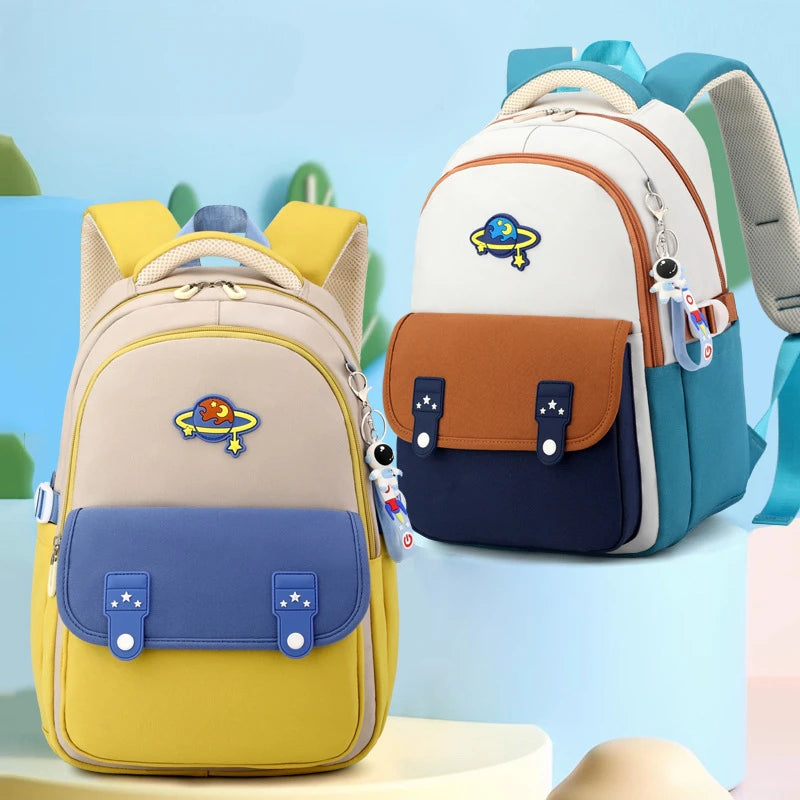 Kids School Backpack — Waterproof Lightweight Bookbag for Primary Students