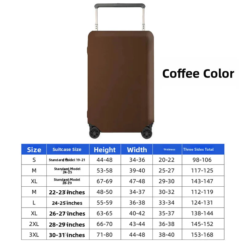 Thickened Luggage Protector Cover — Dustproof Suitcase Guard for Travel