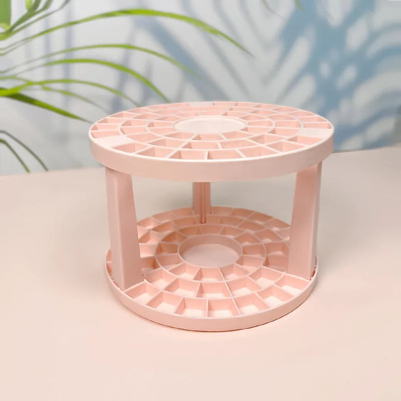 RONSLORE 360° Rotating Makeup Brush Holder — 5-Slot Desktop Organizer