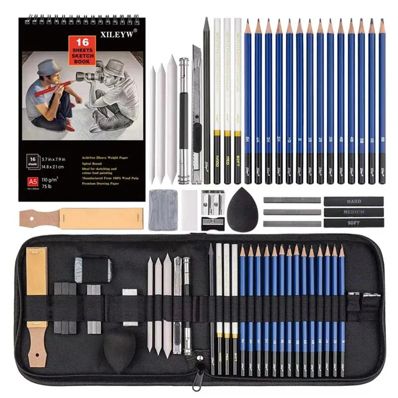 Professional Sketching Pen Set — Complete Art Supplies for Students