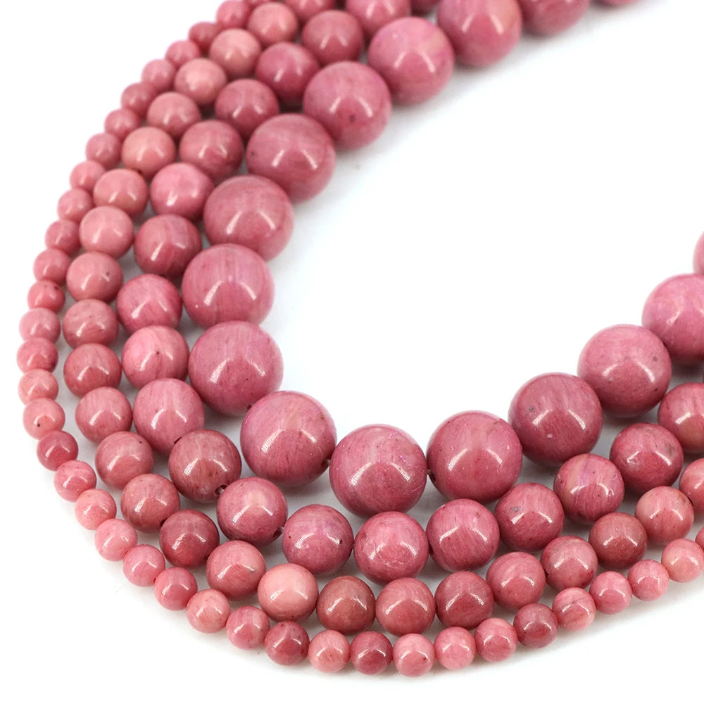 Natural Stone Gemstone Beads — Round Crystal Spacers for Jewelry Making
