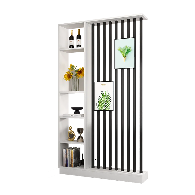 Modern Simple Room Divider — Elegant Wood Entrance Screen & Partition