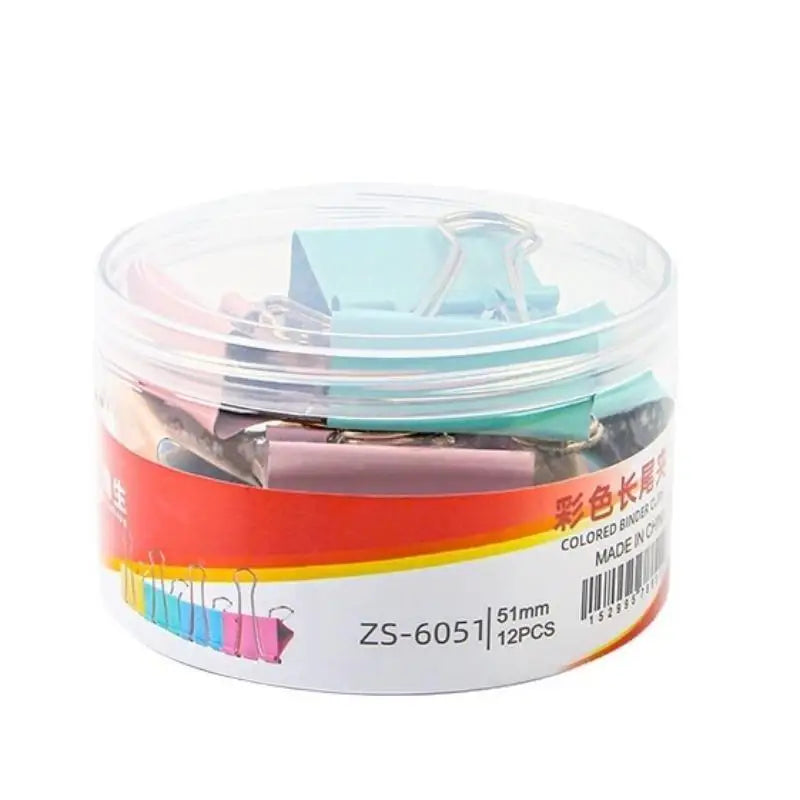 Heavy Duty Metal Binder Clips — Multi-Color Paper Clamps for Office & Home