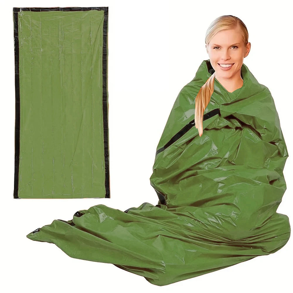 Emergency Survival Sleeping Bag — Waterproof Thermal Bivy Sack