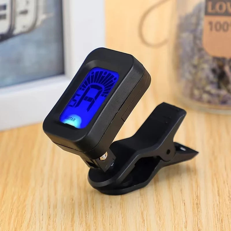 Clip-On Digital Guitar Tuner — High Accuracy Instrument Accessory