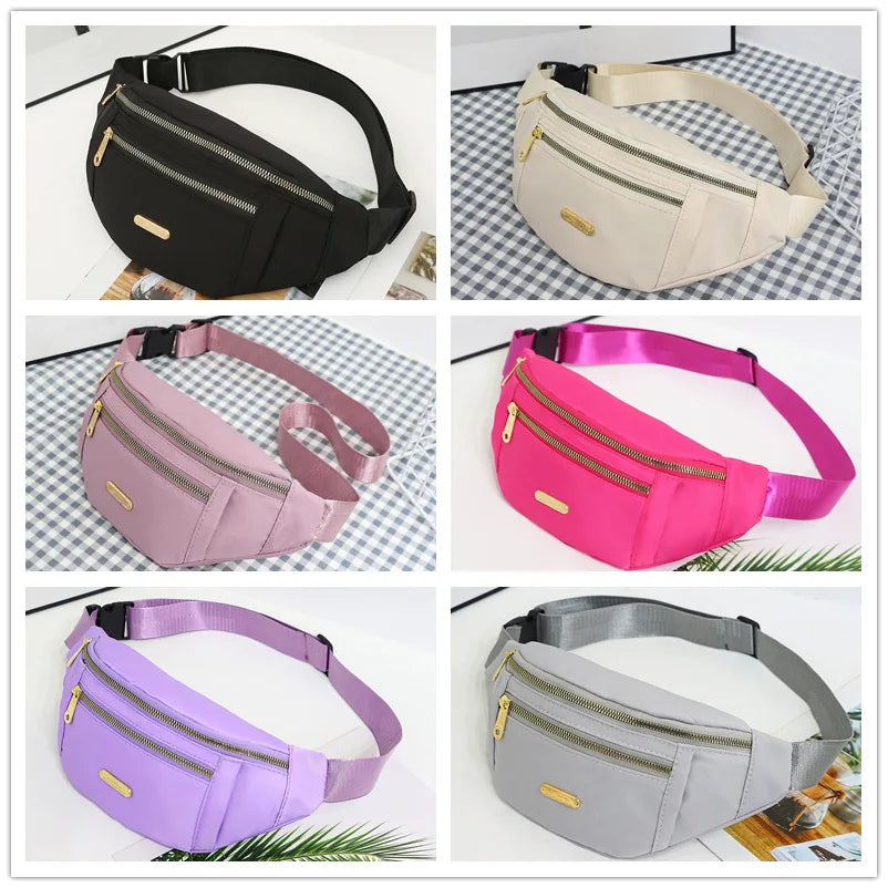 AEROCANDY Waterproof Fanny Pack — Adjustable Waist Bag for Travel and Sports