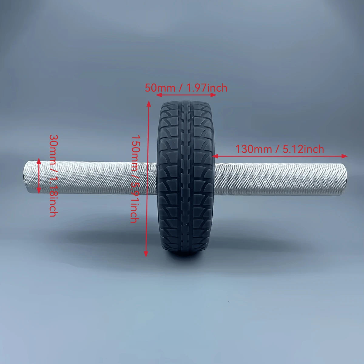 Aluminum Alloy Abdominal Roller — Core Strength Training Equipment