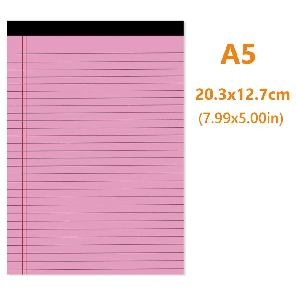 Thickened Writing Pad — Tearable Legal Memo Notebook for Students