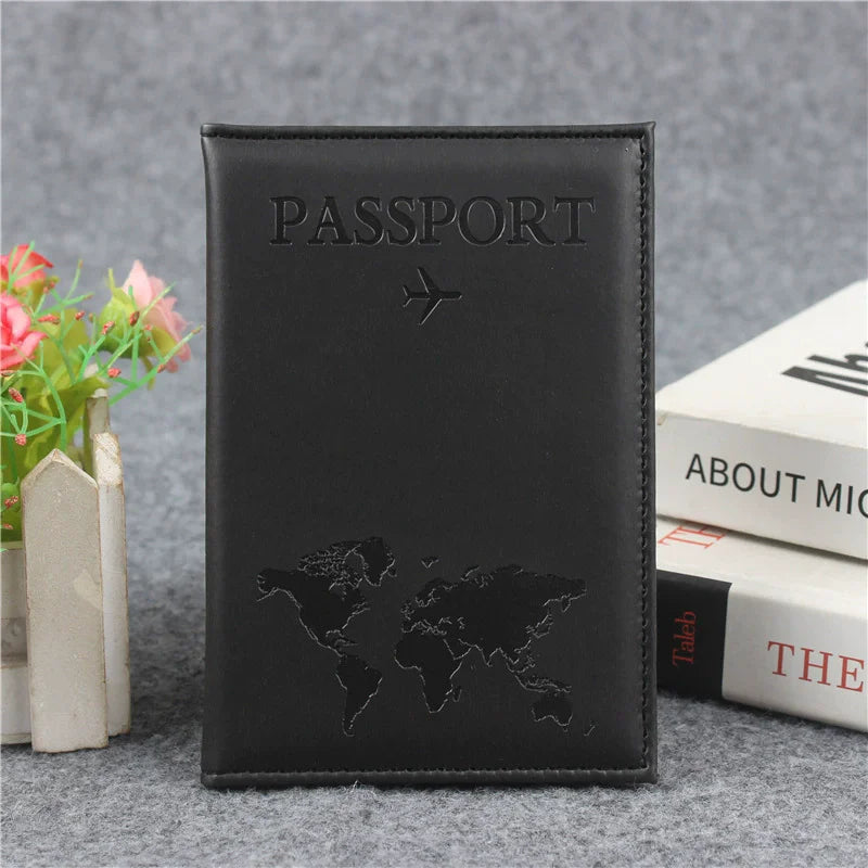 cosyde PU Leather Passport Cover — Travel Document Organizer & Card Holder