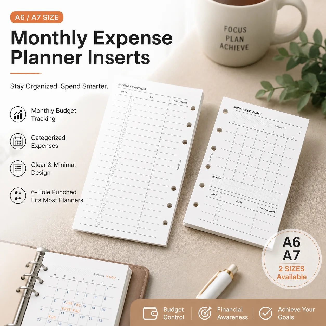 Budget Tracker — Monthly Expense Organizer