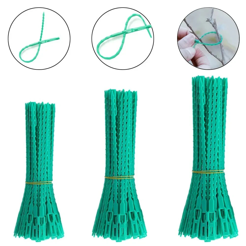 Garden Cable Ties — Adjustable Plant Support