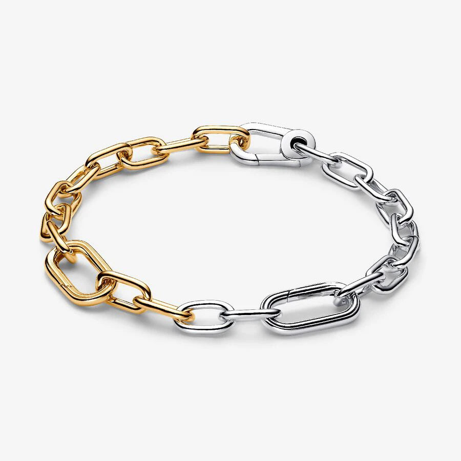 Potdemiel 925 Sterling Silver Charm Bracelet — Elegant Multi-Color Zircon Jewelry