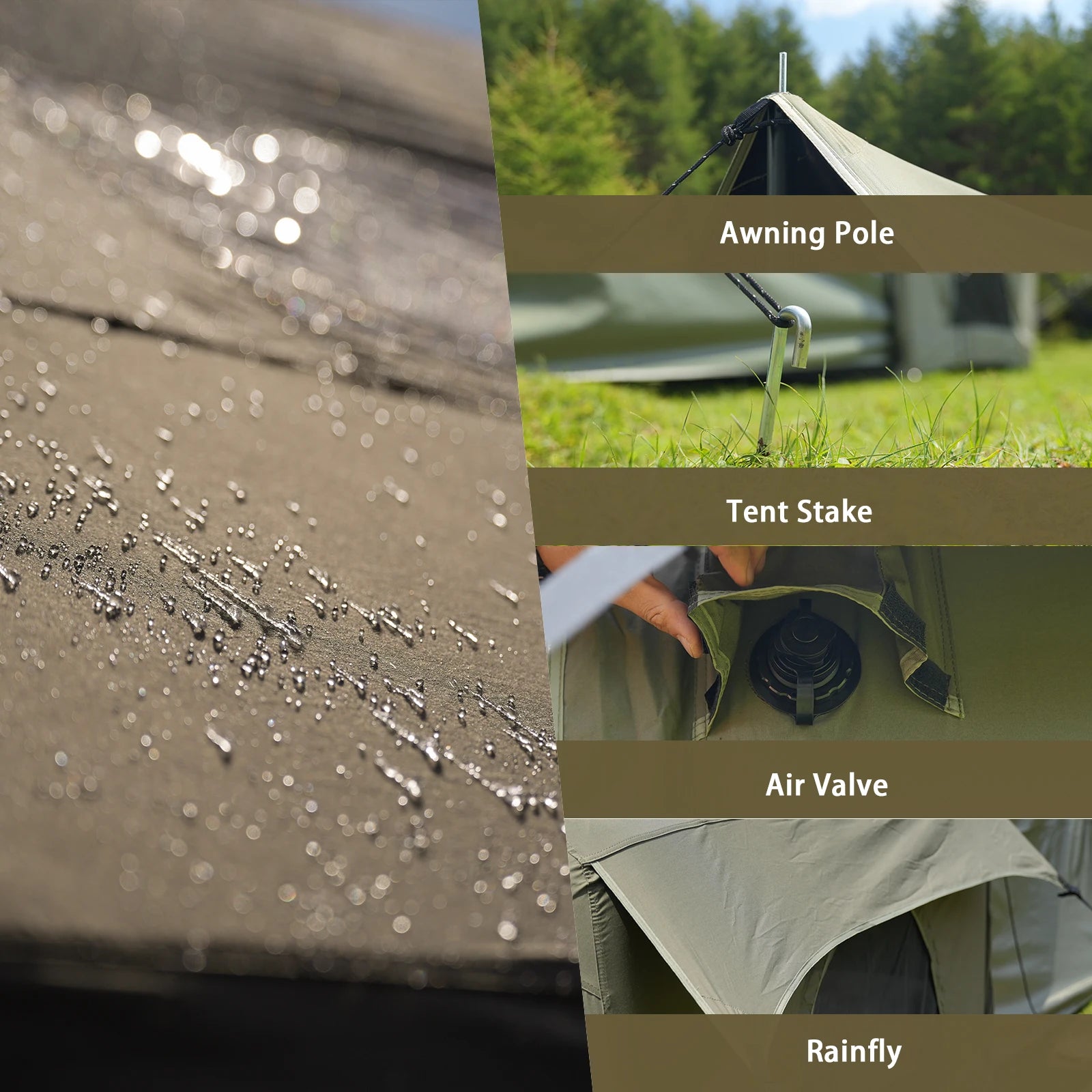 Pakicetus Inflatable Camping Tent — Luxury Glamping Gear for Families