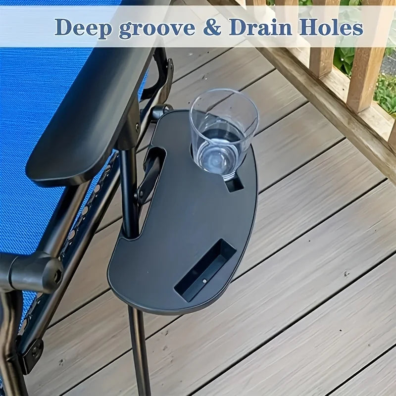 Folding Chair Table — Portable Snack Tray