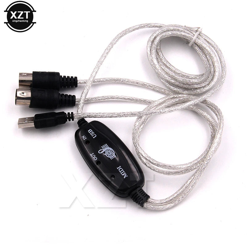 WYMECT MIDI to USB Interface — Professional Audio Converter for Keyboards