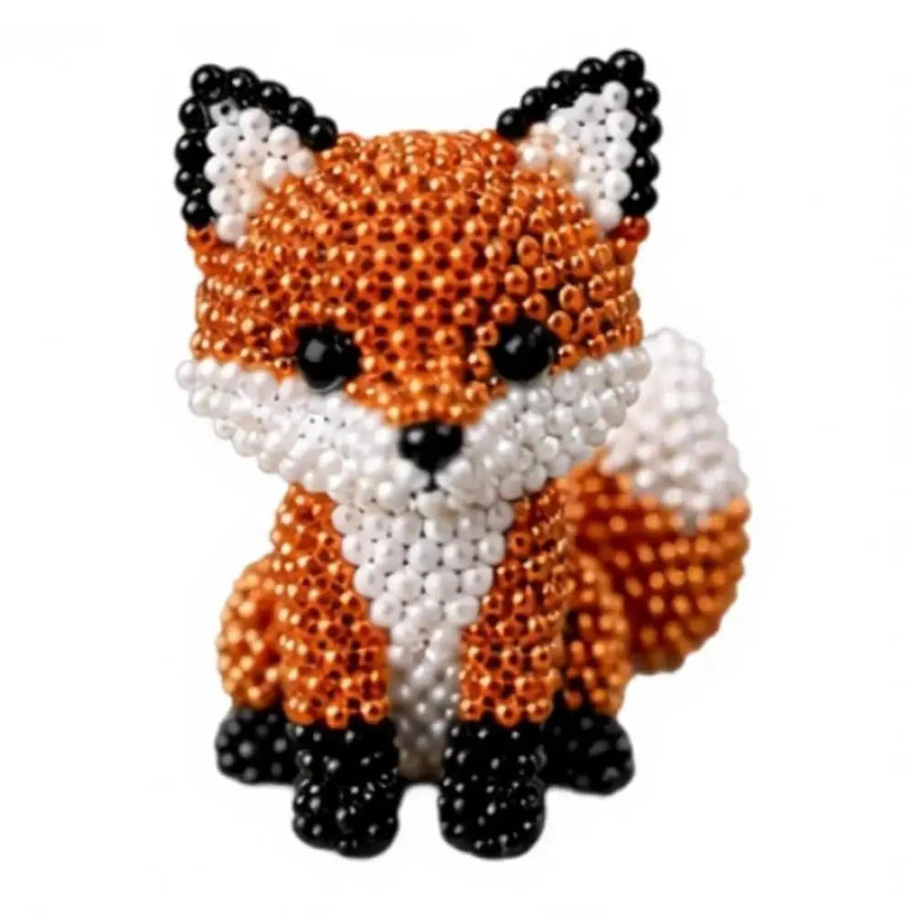 DIY 3D Beaded Animal Craft Kit — Handmade Miniature Art Set for Stress Relief