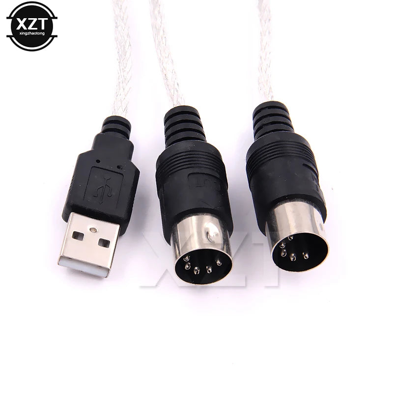 WYMECT MIDI to USB Interface — Professional Audio Converter for Keyboards