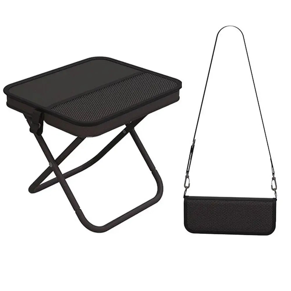 Folding Camping Stool with Crossbody Bag — Ultra Light Portable Seat
