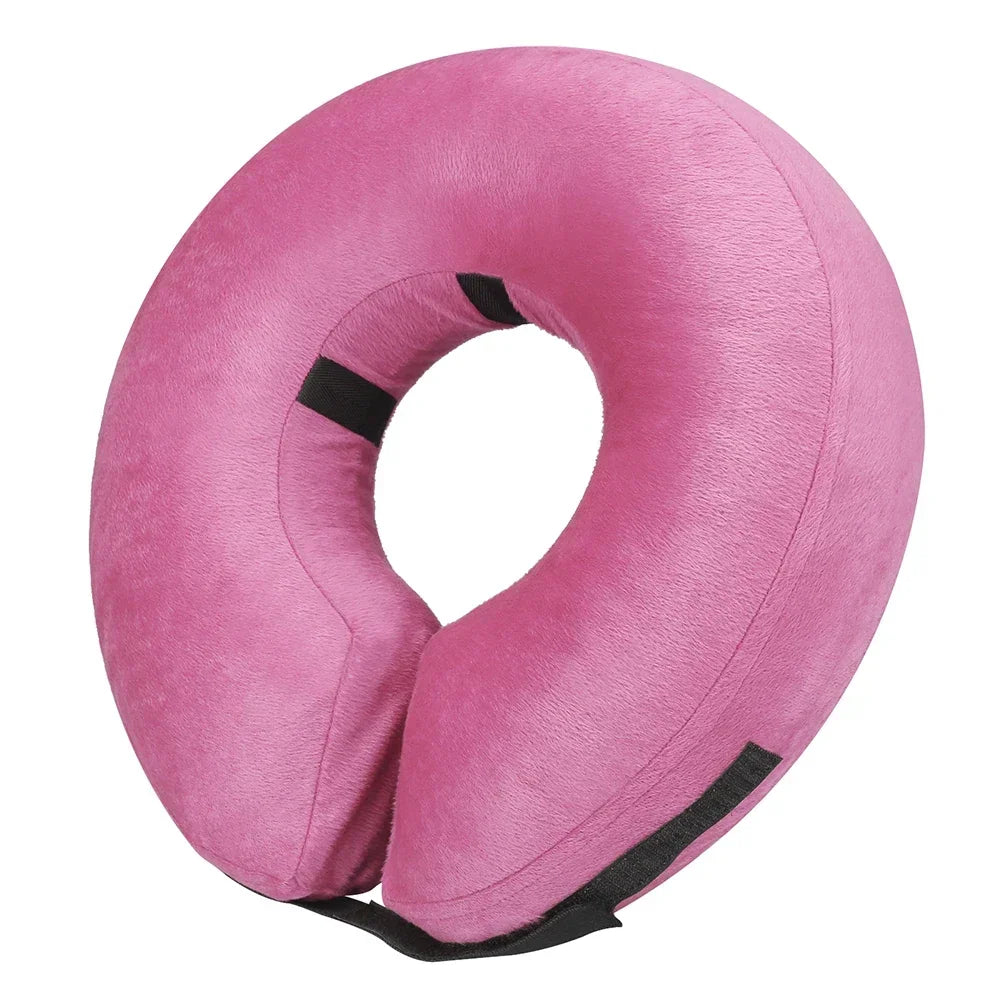 Inflatable Pet Recovery Collar — Soft Protective Cone for Dogs and Cats