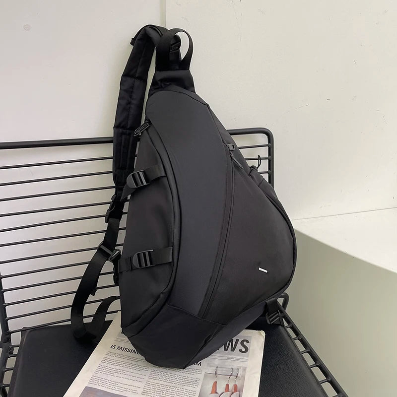 Large Capacity Nylon Sling Bag — Versatile Crossbody Shoulder Bag